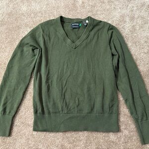 Dockers Olive V-Neck Sweater for Men